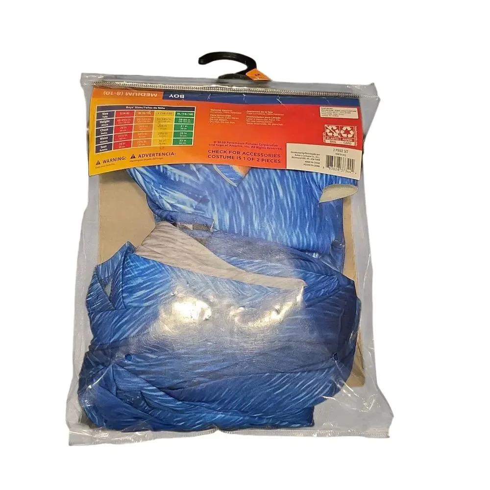 Sonic The Hedgehog Halloween Party Costume Rubies Boy's Size Medium #701452